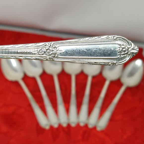 8X Tbsp COTILLION Rogers Vintage Silverplate Flatware IS Table Spoons - Picture 1 of 13